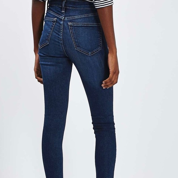 topshop jamie jeans dark blue
